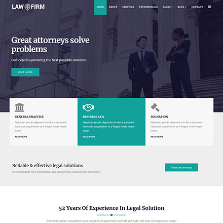 WarpTheme LawFirm