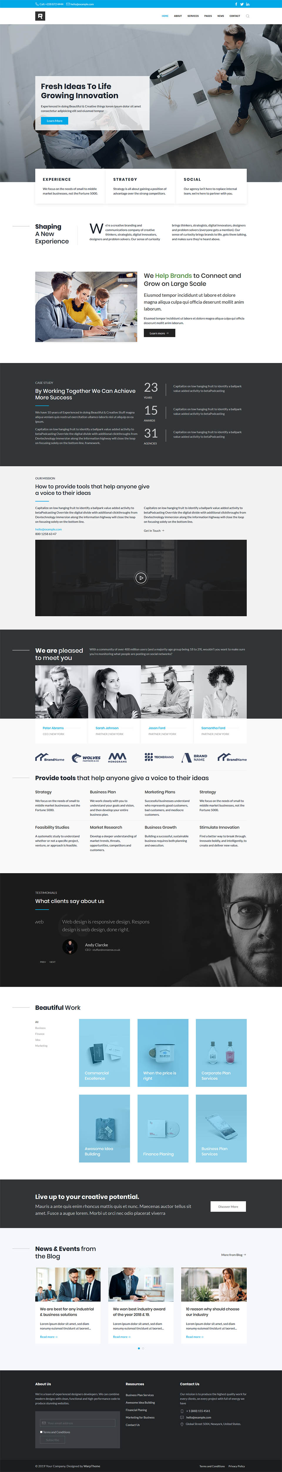 Template WarpTheme Rachel II Pro Joomla template WarpTheme Rachel II Pro