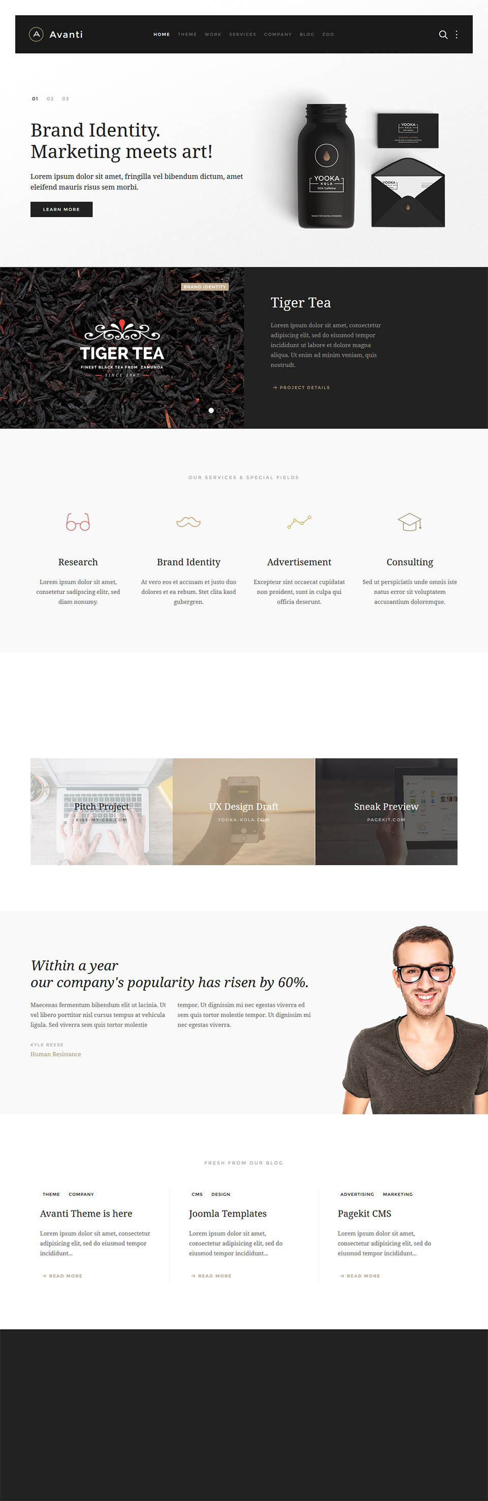 Template YOOtheme Avanti Joomla template YOOtheme Avanti
