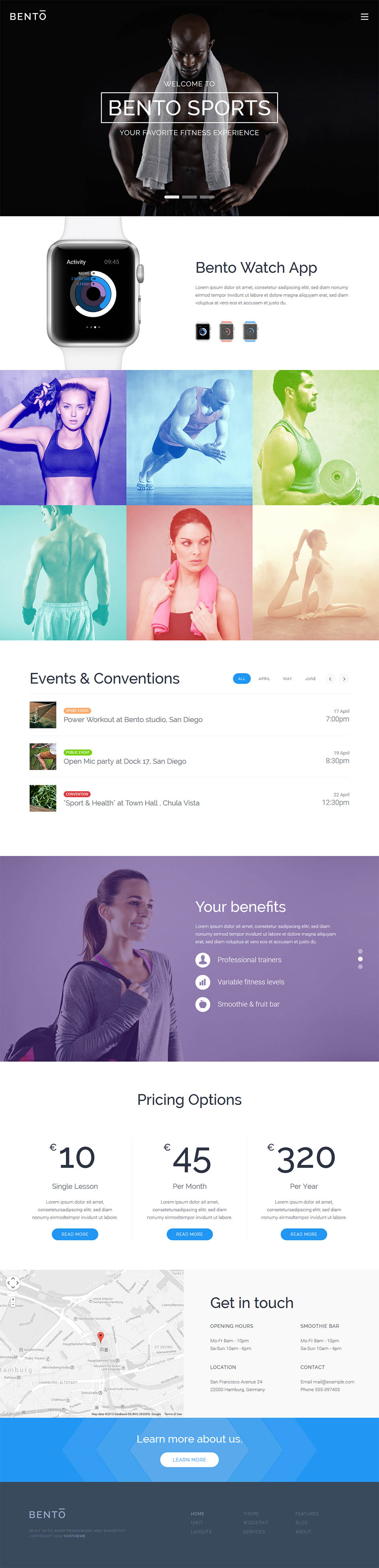 Template YOOtheme Bento Joomla template YOOtheme Bento