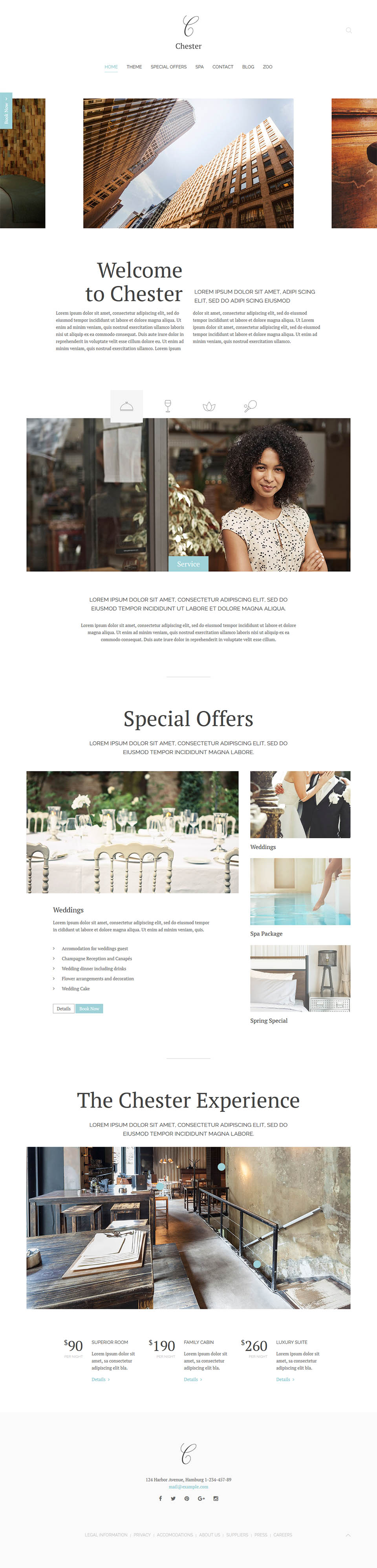 Template YOOtheme Chester Joomla template YOOtheme Chester