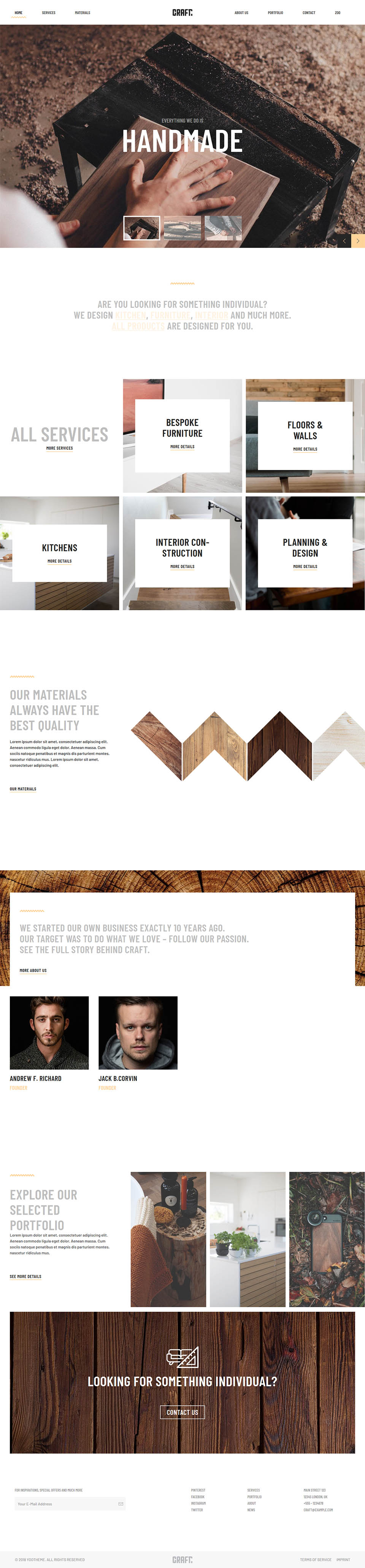 Template YOOtheme Craft Joomla template YOOtheme Craft