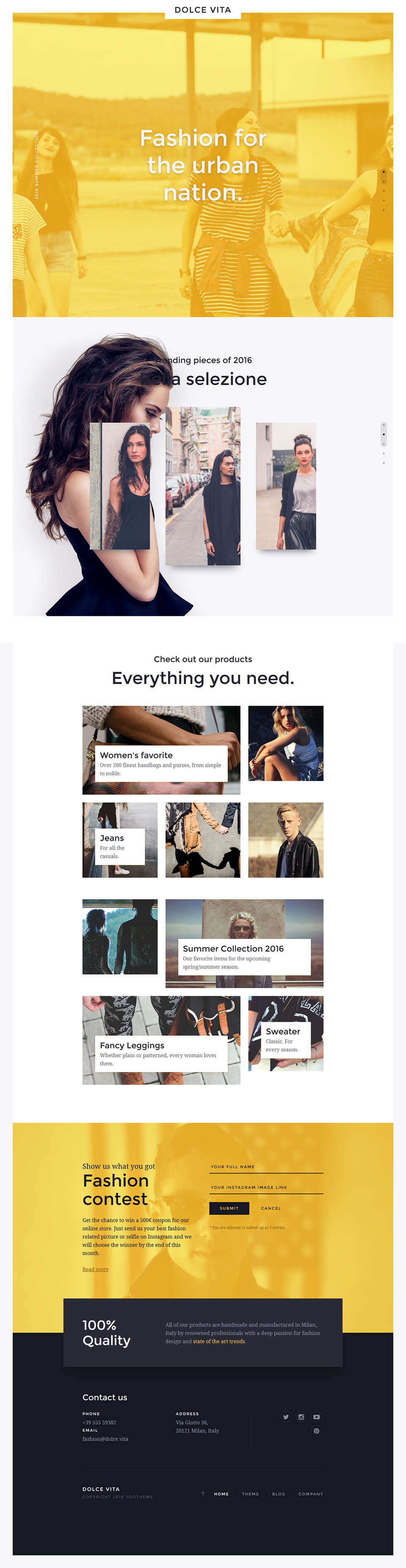 Template YOOtheme Dolce Vita Joomla template YOOtheme Dolce Vita