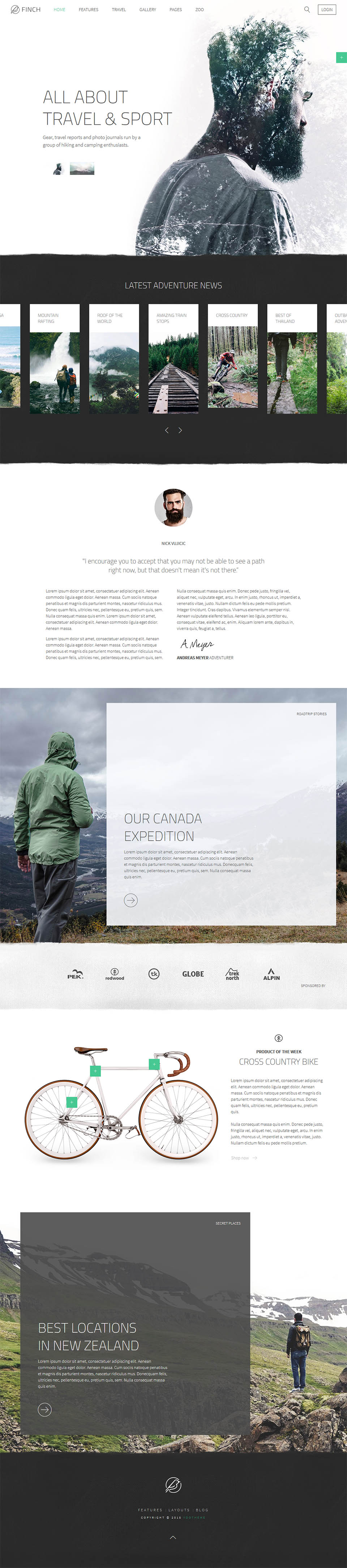 Template YOOtheme Finch Joomla template YOOtheme Finch