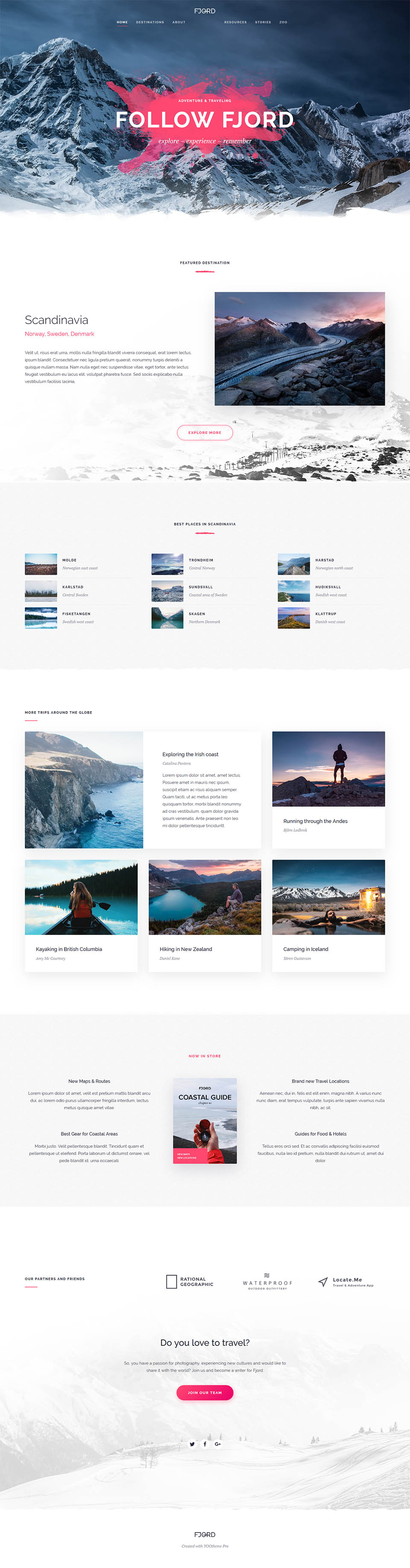 Template YOOtheme Fjord Joomla template YOOtheme Fjord
