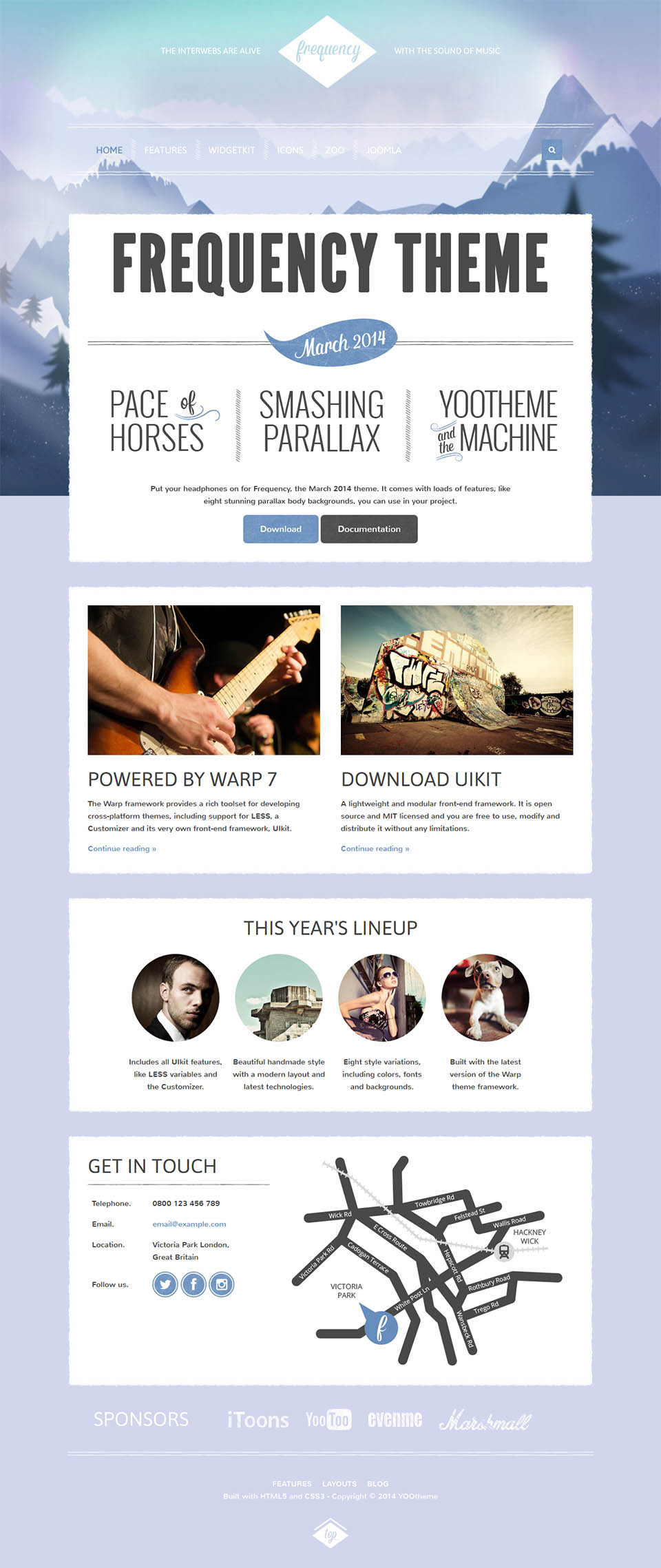 Template YOOtheme Frequency Joomla template YOOtheme Frequency