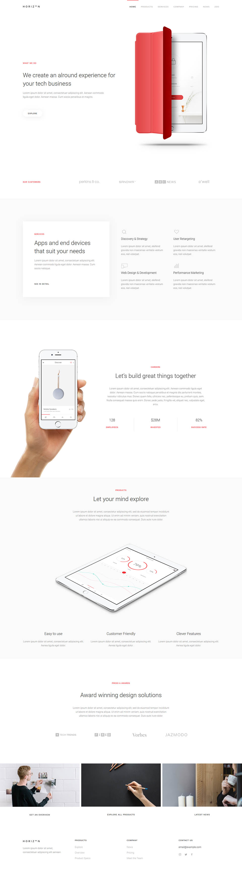 Template YOOtheme Horizon Joomla template YOOtheme Horizon