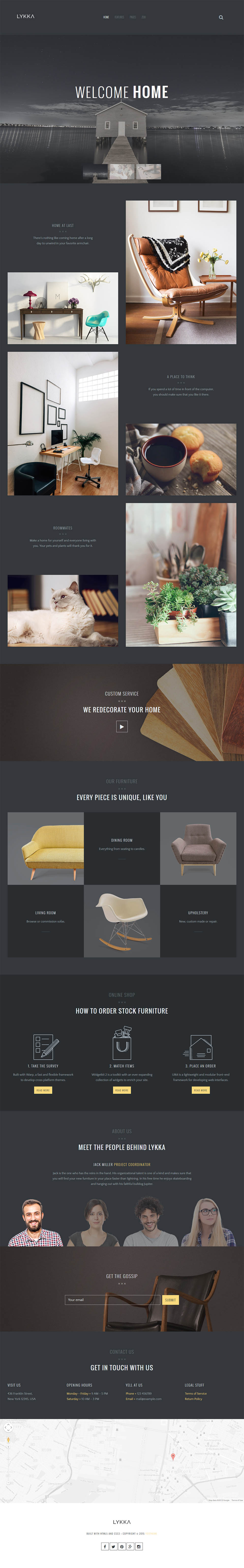 Template YOOtheme Lykka Joomla template YOOtheme Lykka