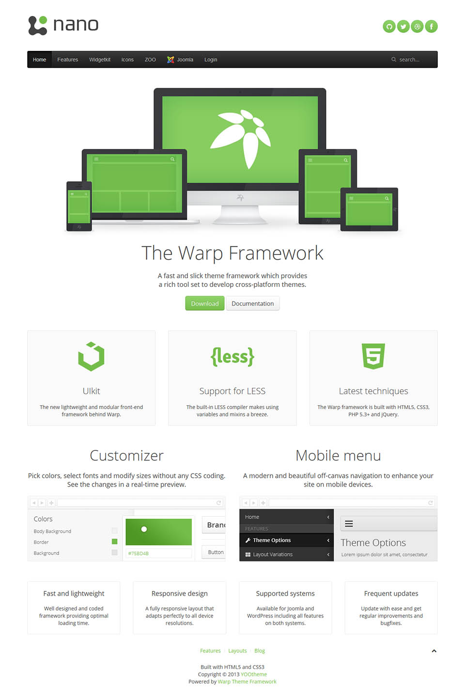 Template YOOtheme Nano 3 Joomla template YOOtheme Nano 3