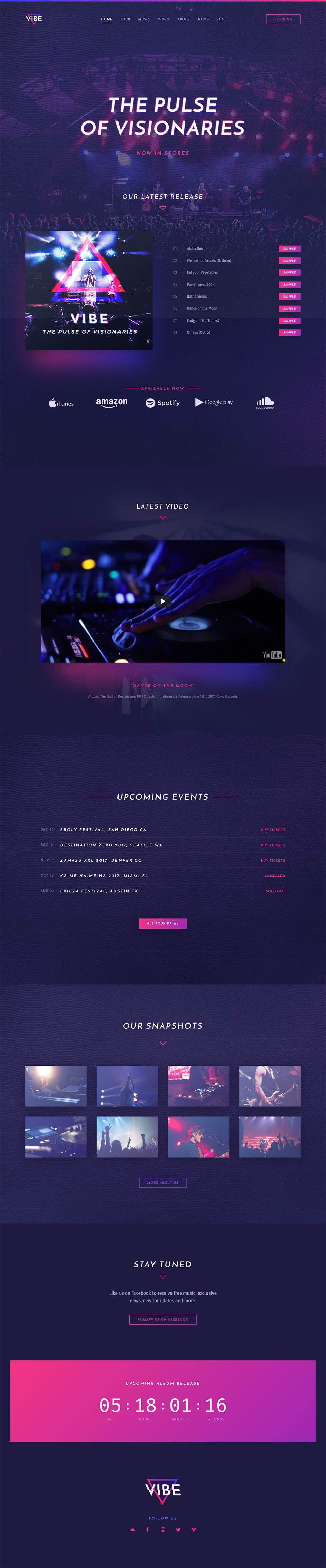 Template YOOtheme Vibe Joomla template YOOtheme Vibe