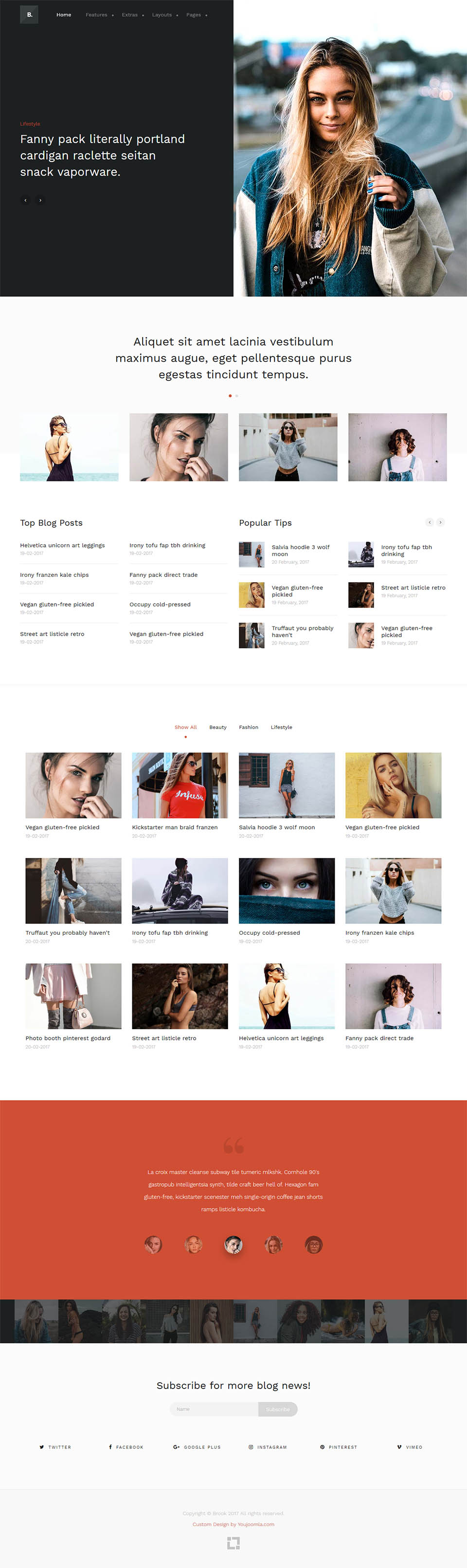 Template YouJoomla Brook Joomla template YouJoomla Brook