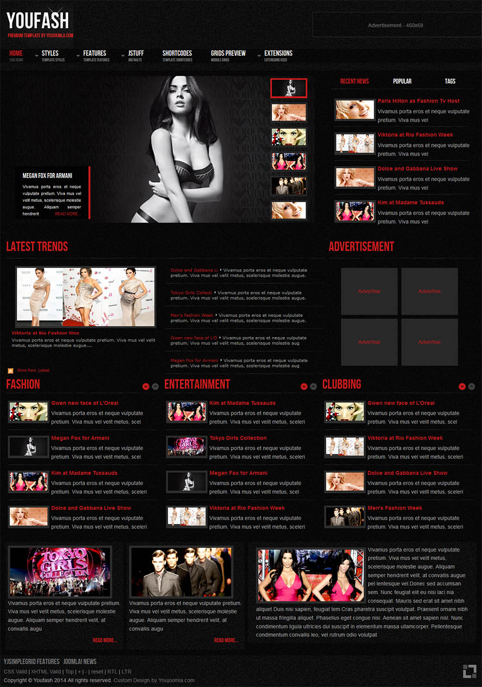 Template YouJoomla YouFash Joomla template YouJoomla YouFash