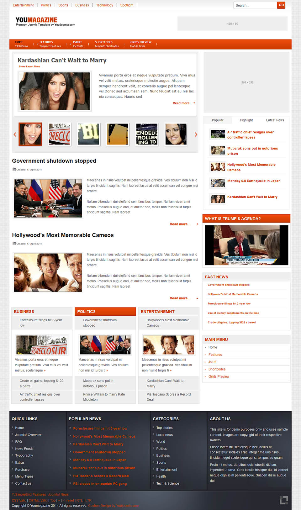 Template YouJoomla YouMazing Joomla template YouJoomla YouMazing