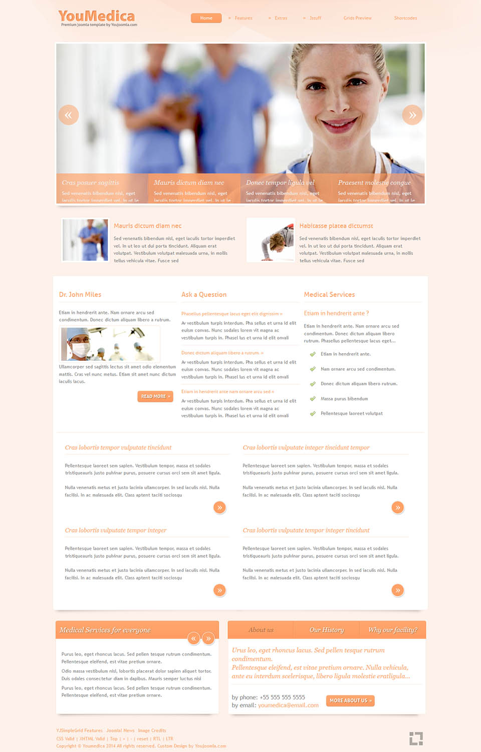 Template YouJoomla YouMedica Joomla template YouJoomla YouMedica