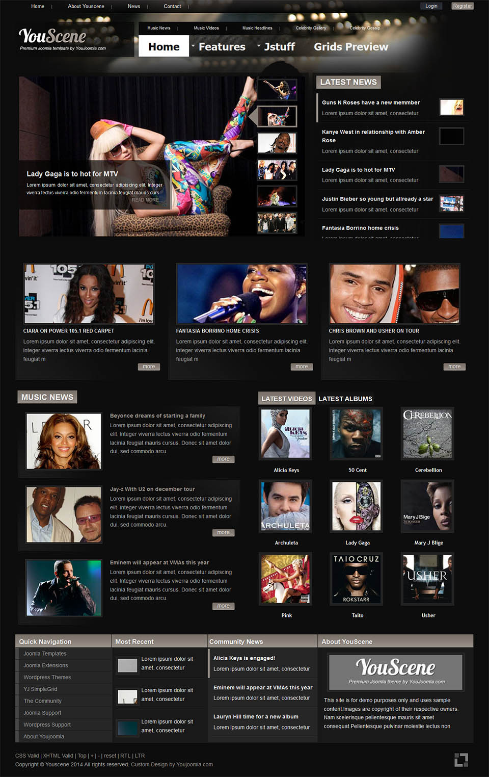 Template YouJoomla YouScene Joomla template YouJoomla YouScene