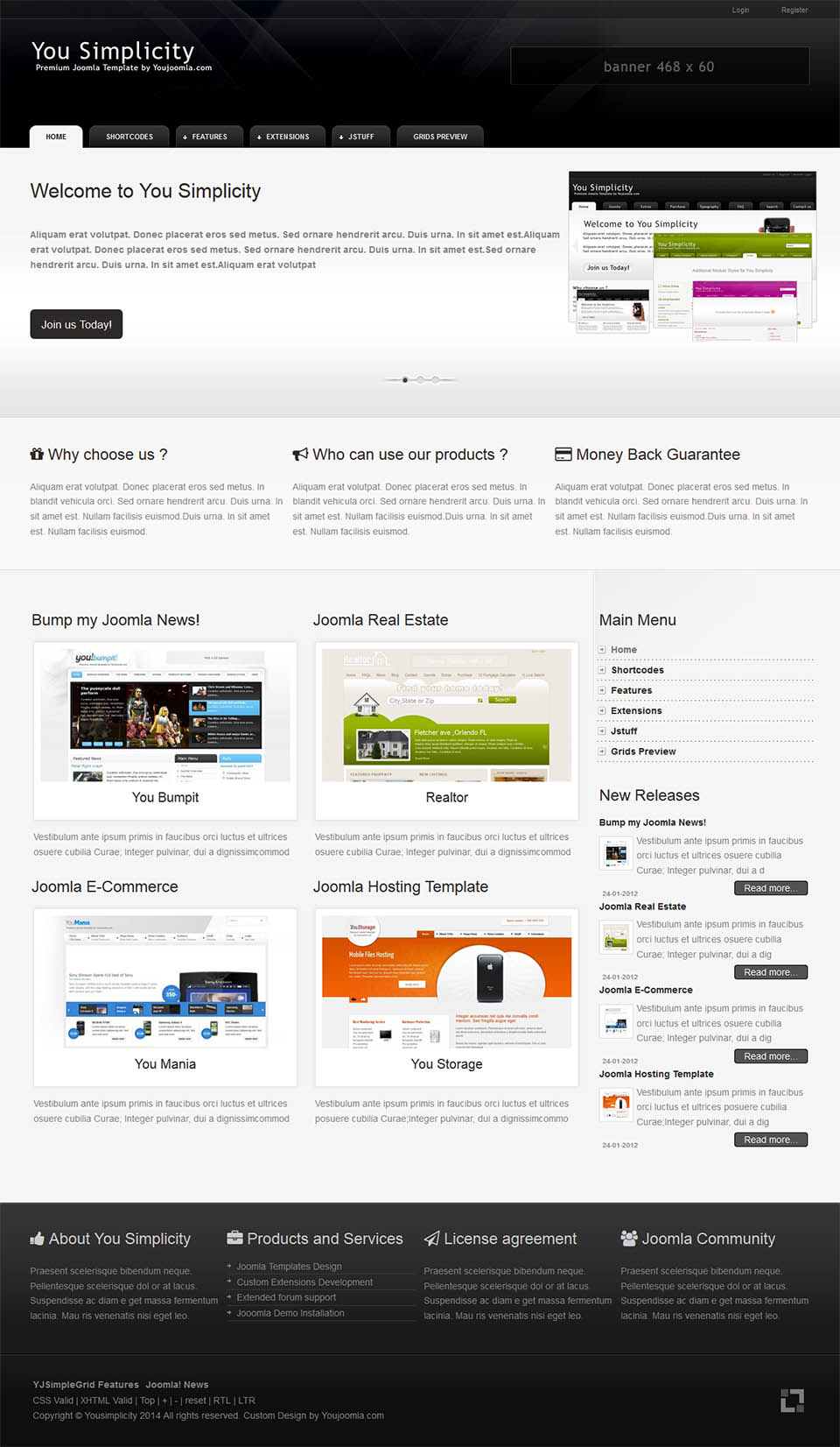 Joomla template YouJoomla YouSimplicity