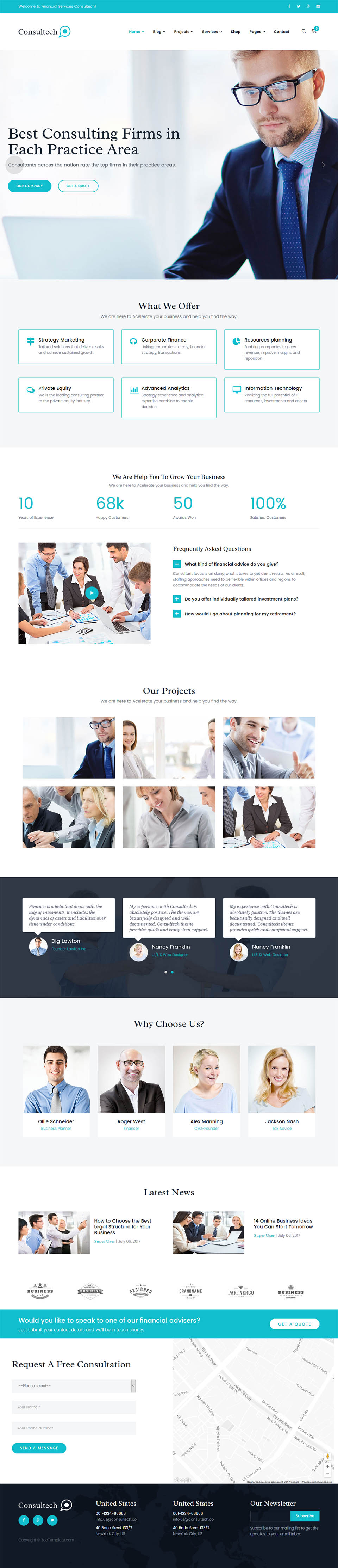 Template ZooTemplate Consultech Joomla template ZooTemplate Consultech