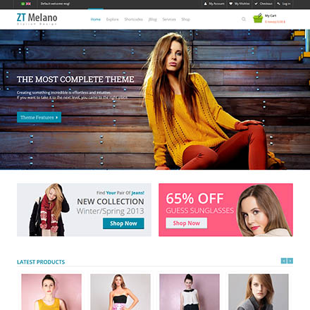 ZooTemplate Melano Shop