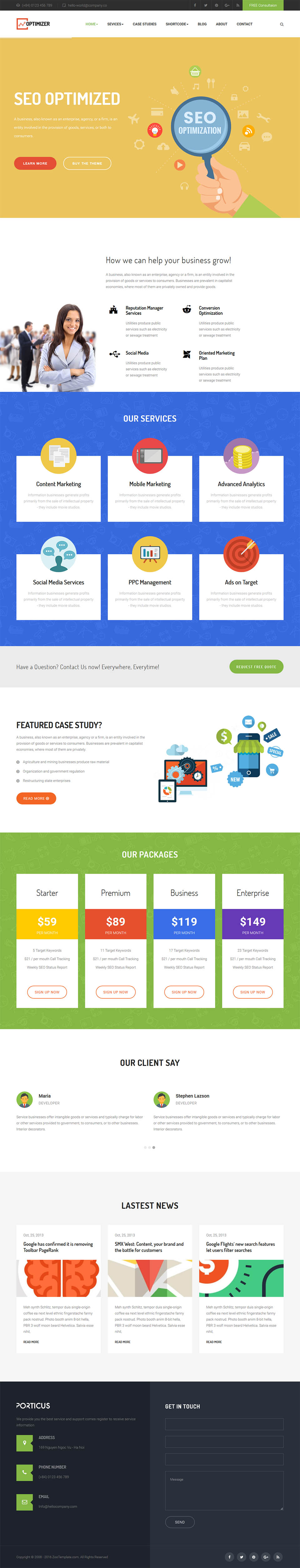 Template ZooTemplate Optimizer Joomla template ZooTemplate Optimizer