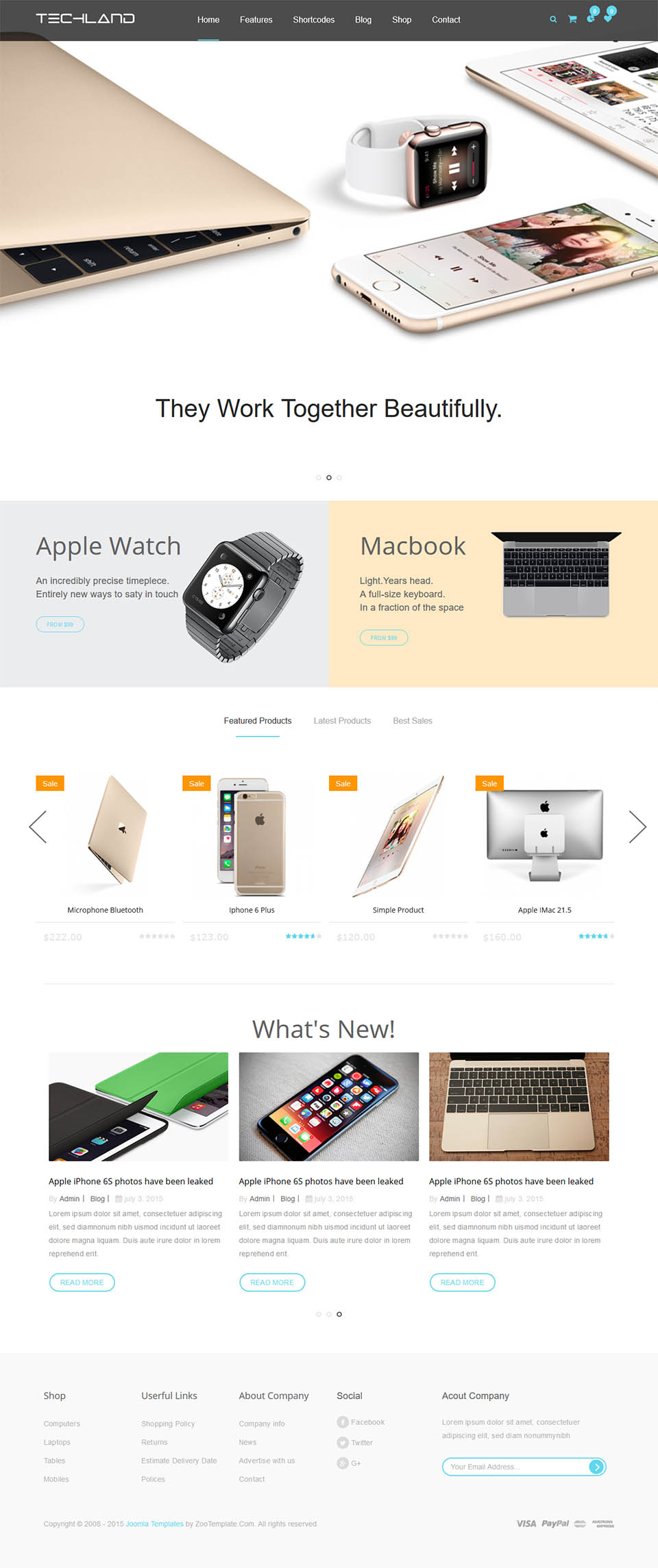 Template ZooTemplate Techland Joomla template ZooTemplate Techland